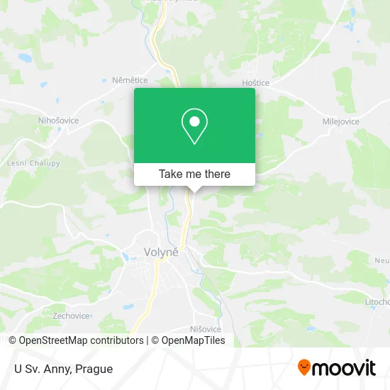 Карта U Sv. Anny