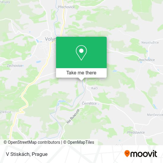 Карта V Stiskách