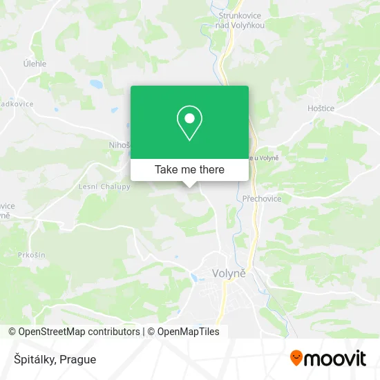 Карта Špitálky