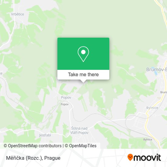 Měřička (Rozc.) map