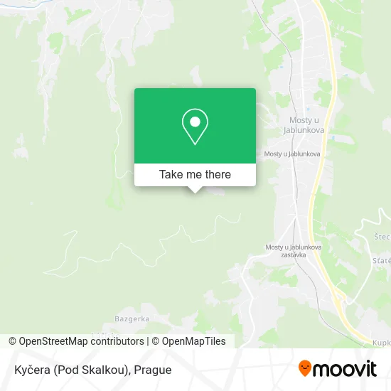 Kyčera (Pod Skalkou) map