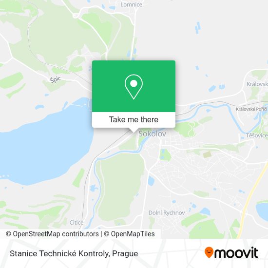 Stanice Technické Kontroly map