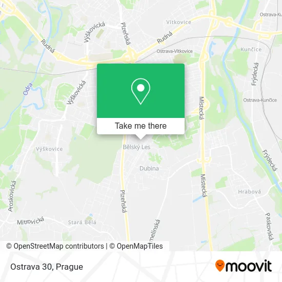 Карта Ostrava 30