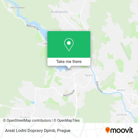 Areál Lodní Dopravy Dpmb map
