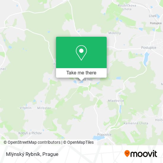 Mlýnský Rybník map