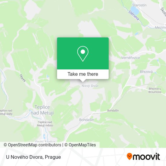 Карта U Nového Dvora
