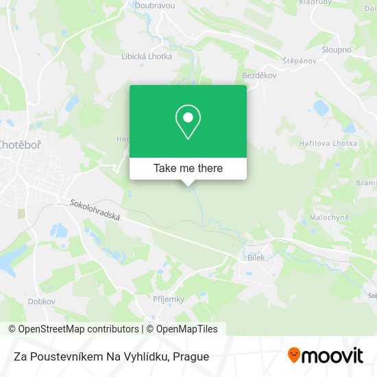Za Poustevníkem Na Vyhlídku map