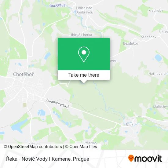 Карта Řeka - Nosič Vody I Kamene