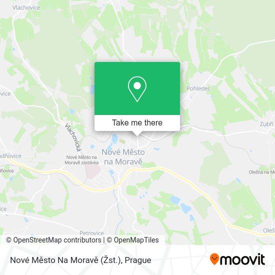 Nové Město Na Moravě (Žst.) map