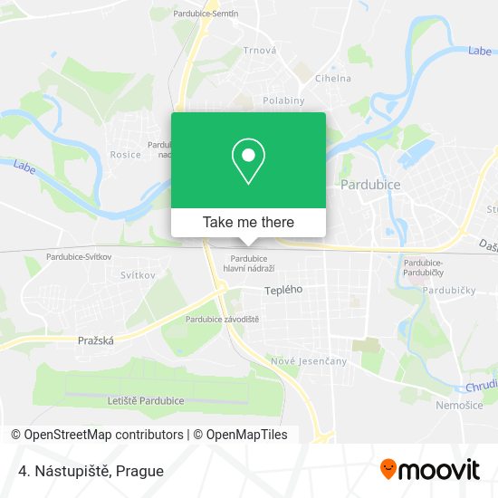 4. Nástupiště map