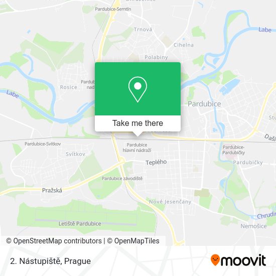 2. Nástupiště map
