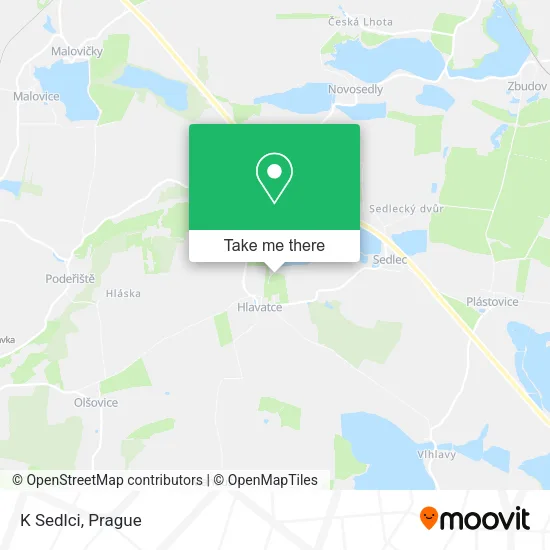 Карта K Sedlci