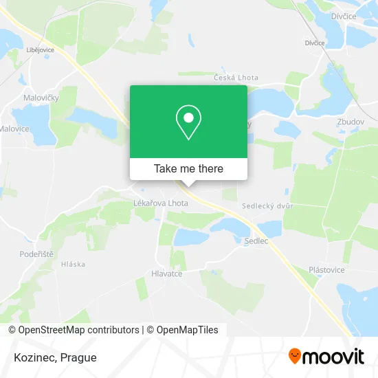 Карта Kozinec