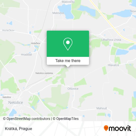 Карта Krátká