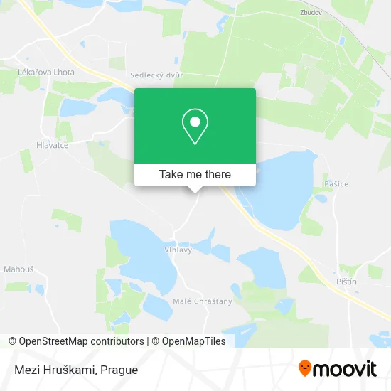 Карта Mezi Hruškami