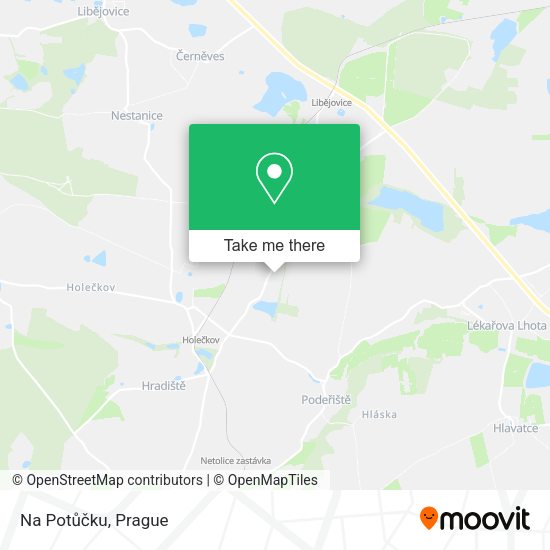 Карта Na Potůčku