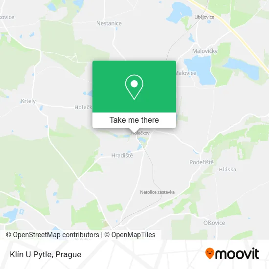 Карта Klín U Pytle