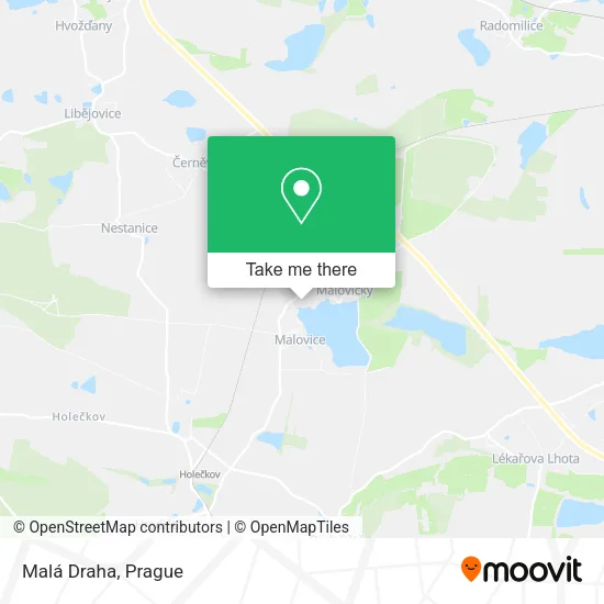 Карта Malá Draha