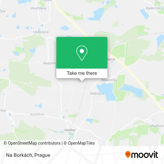 Карта Na Borkách