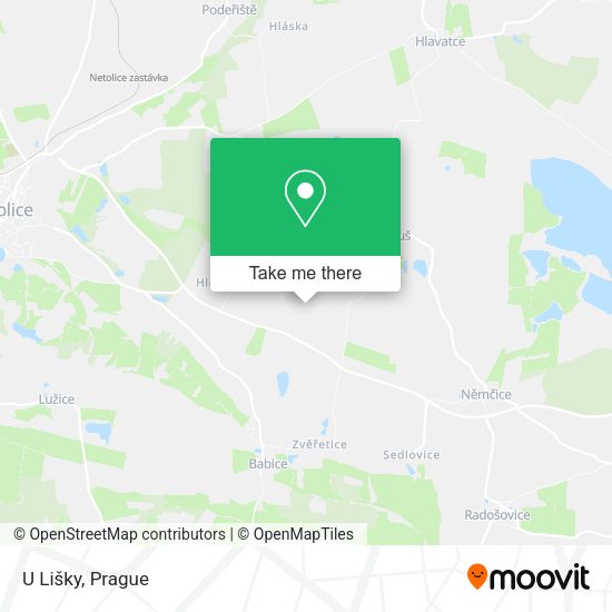 Карта U Lišky