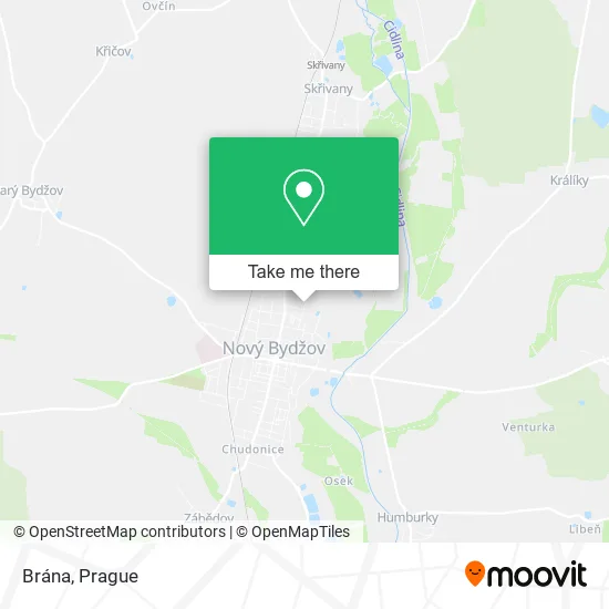 Карта Brána