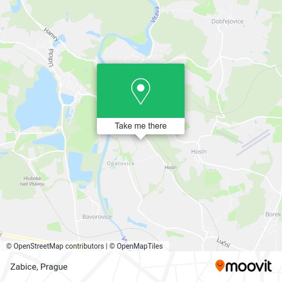 Карта Zabice