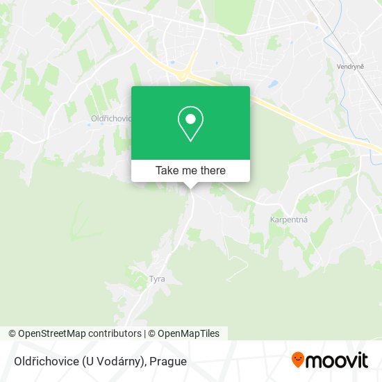 Oldřichovice (U Vodárny) map