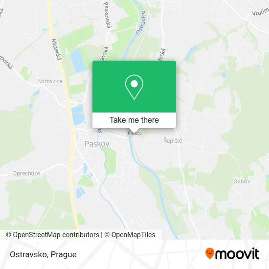 Карта Ostravsko