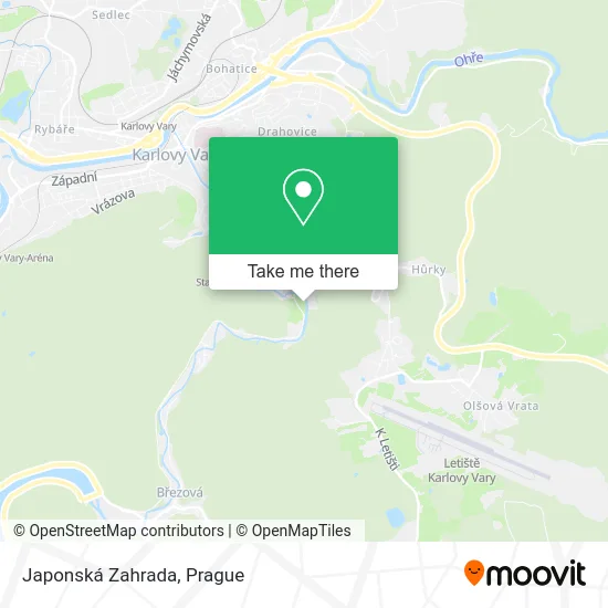 Карта Japonská Zahrada