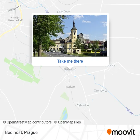 Карта Bedihošť