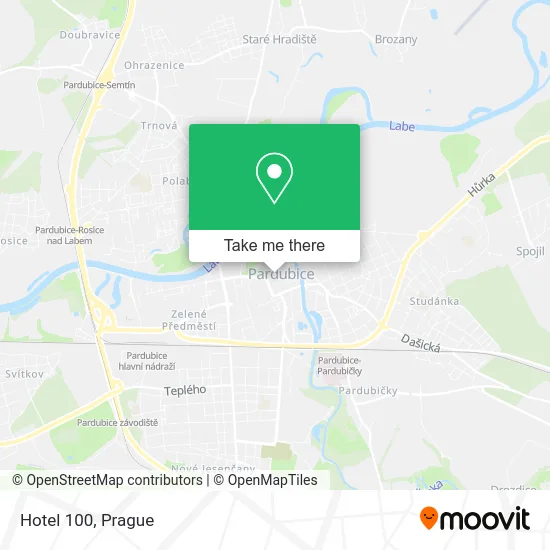 Карта Hotel 100