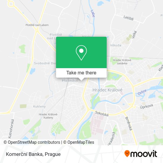 Komerční Banka map