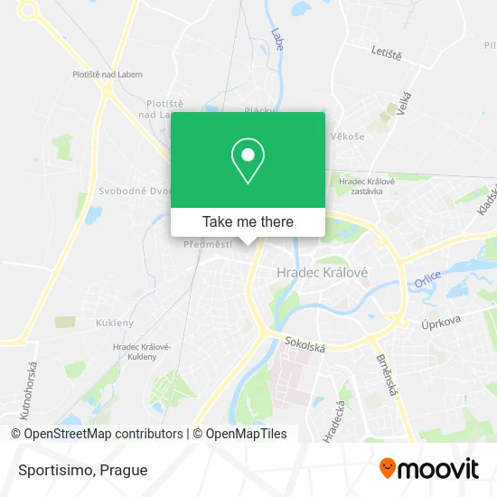 Карта Sportisimo