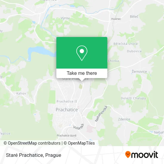 Карта Staré Prachatice