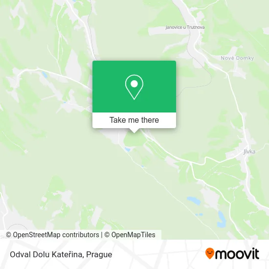 Карта Odval Dolu Kateřina