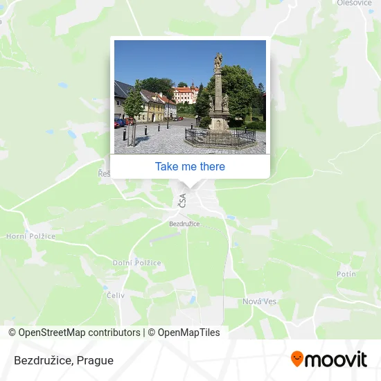 Карта Bezdružice