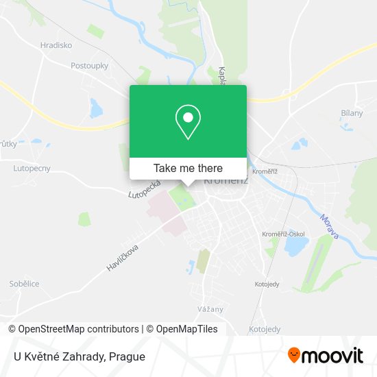 U Květné Zahrady map