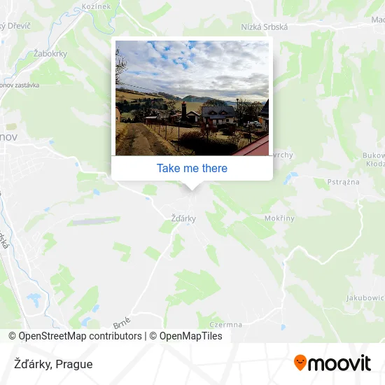 Карта Žďárky