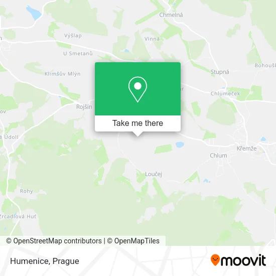 Карта Humenice