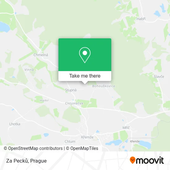 Карта Za Pecků