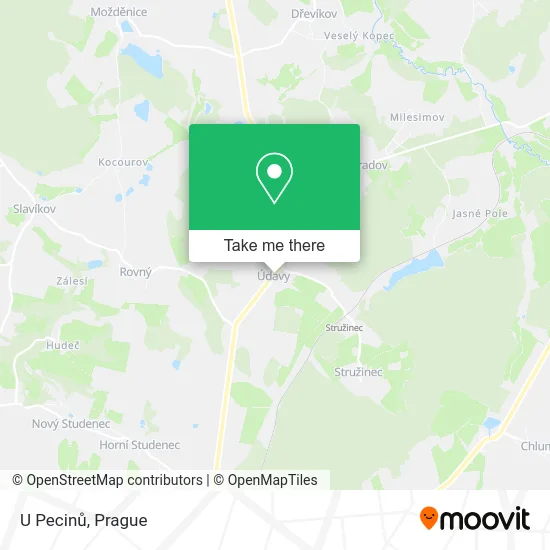 Карта U Pecinů