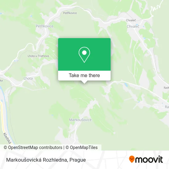 Карта Markoušovická Rozhledna