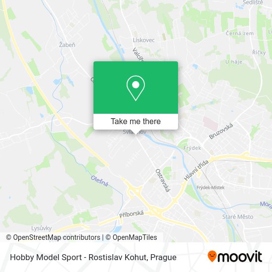 Карта Hobby Model Sport - Rostislav Kohut