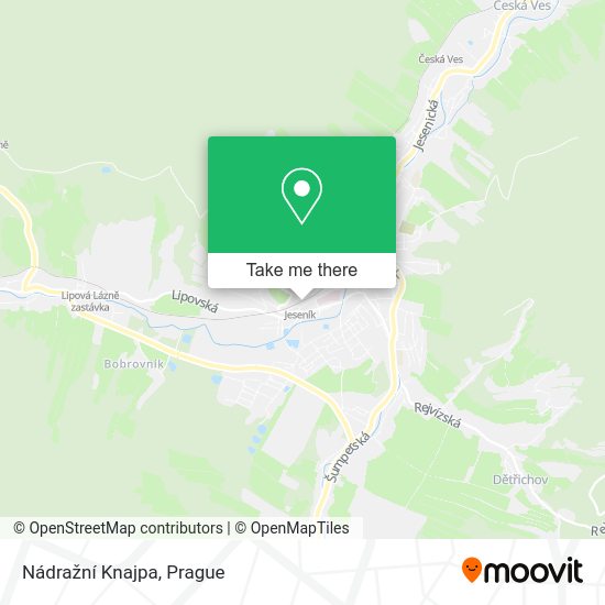 Nádražní Knajpa map