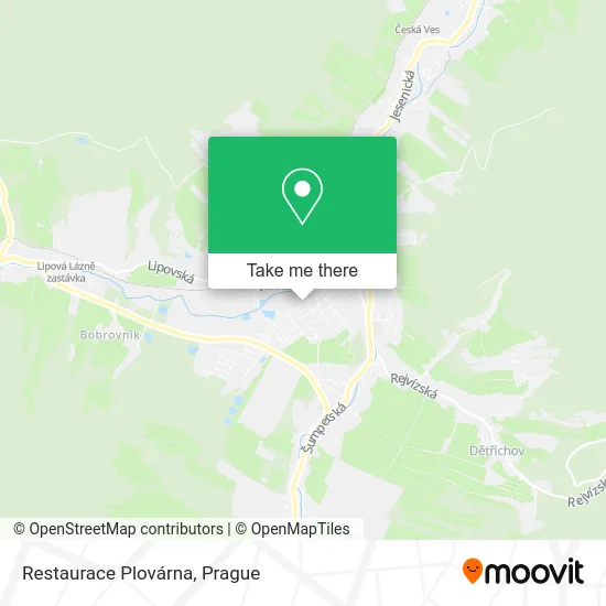 Карта Restaurace Plovárna