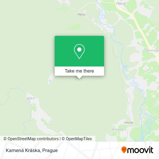 Kamená Kráska map