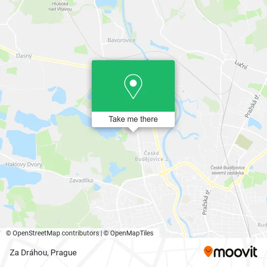 Карта Za Dráhou
