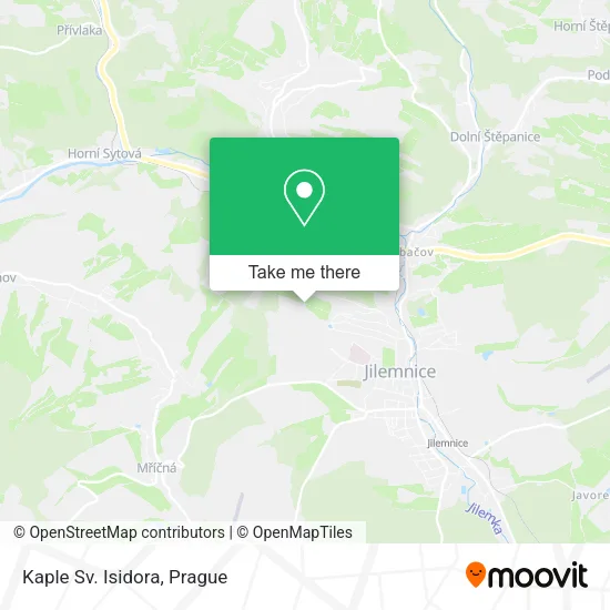 Карта Kaple Sv. Isidora