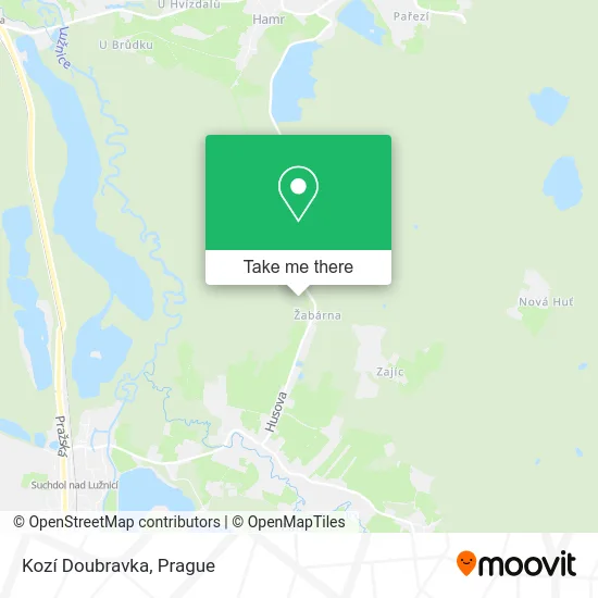 Карта Kozí Doubravka
