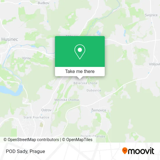 Карта POD Sady